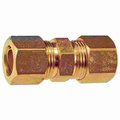 Midwest Fastener 1/2" OD x 1/2" OD Brass Compression Unions 2PK 34504